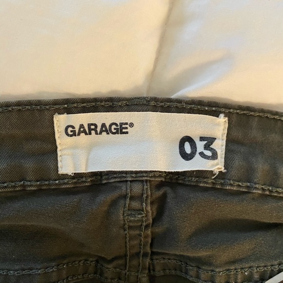 Garage army green skinny jeans. - Picture 5 of 5